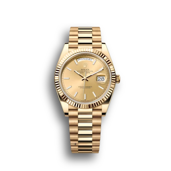 Photo 1 - Day-Date Rolex Day-Date II Ref.218238 41mm Champagne Dial