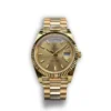 Photo 21 - Gold Replica Rolex Rolex Day-Date Ref. m228238 Gold Dial Fluted Bezel