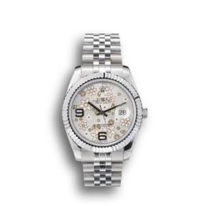 Photo 7 - Datejust Rolex Datejust Ref.41983 41mm Silver Floral Dial