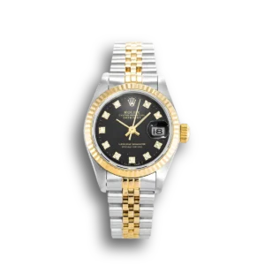 Photo 7 - Women Replica Rolex Rolex Datejust Ref.69173 26mm Black Dial