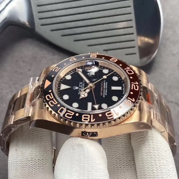 Photo 7 - GMT-Master Rolex GMT-Master II 40mm Black Dial Ref.126710BLRO-0001 Rose Gold