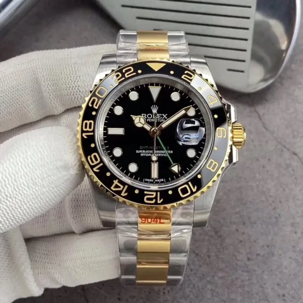 Photo 1 - Men Replica Rolex Rolex GMT-Master II 40mm Dial Black Ref.126710BLRO-0001