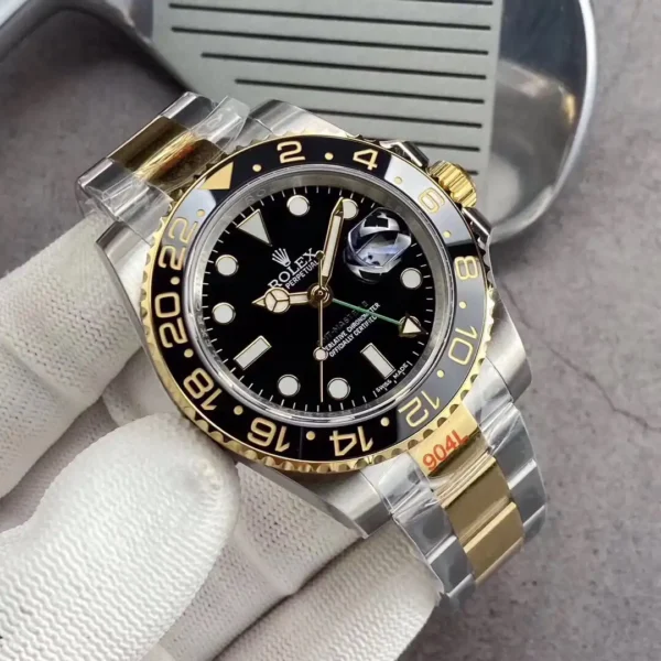 Photo 2 - Men Replica Rolex Rolex GMT-Master II 40mm Dial Black Ref.126710BLRO-0001