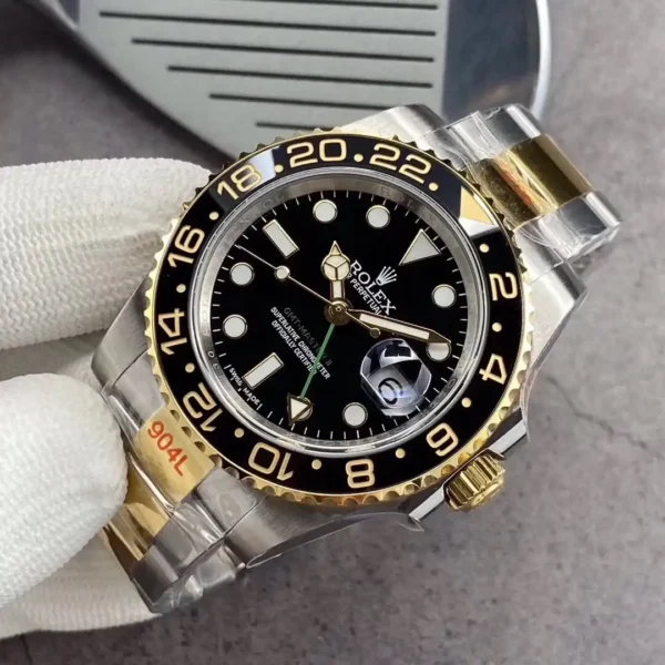 Photo 3 - Men Replica Rolex Rolex GMT-Master II 40mm Dial Black Ref.126710BLRO-0001