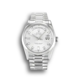 Photo 8 - Day-Date Rolex Day-Date Ref.118209 36mm Silver Dial