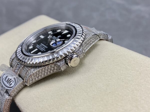 Photo 7 - Diamond Replica Rolex Rolex Submariner Iced Out Ref.116610LN-1 41mm Black Dial