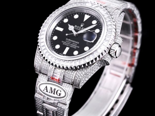 Photo 3 - Diamond Replica Rolex Rolex Submariner Iced Out Ref.116610LN-2 41mm Black Dial