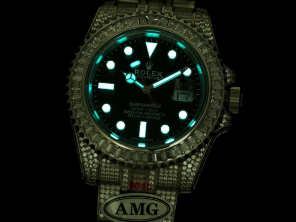 Photo 5 - Diamond Replica Rolex Rolex Submariner Iced Out Ref.116610LN-2 41mm Black Dial