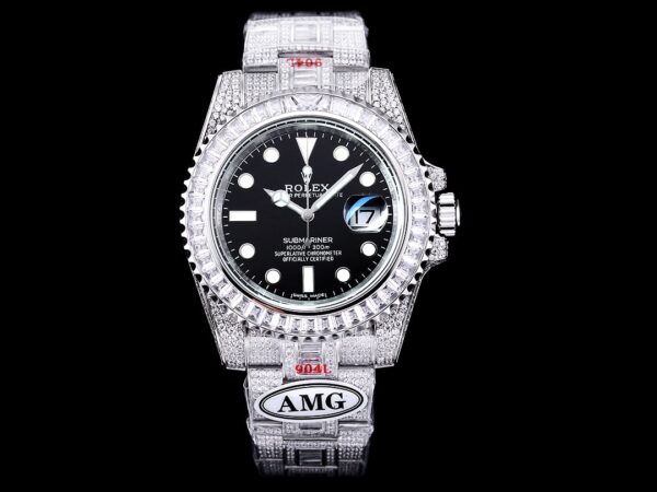 Photo 10 - Diamond Replica Rolex Rolex Submariner Iced Out Ref.116610LN-2 41mm Black Dial