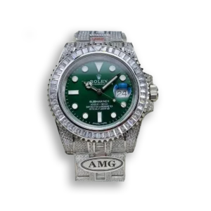 Photo 7 - Diamond Replica Rolex Rolex Submariner Iced Out Ref.116610LV 41mm Green Dial