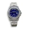 Photo 12 - Diamond Replica Rolex Rolex Submariner Iced Out Ref.116619LB 41mm Blue Dial