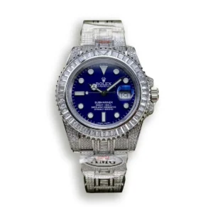 Photo 4 - Diamond Replica Rolex Rolex Submariner Iced Out Ref.116619LB 41mm Blue Dial