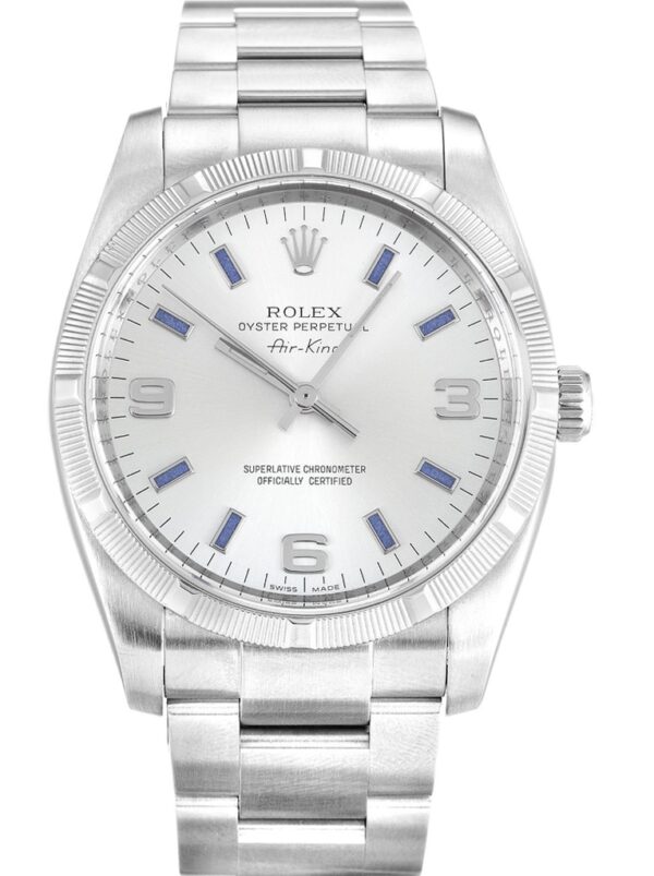 Photo 2 - Air-King Rolex Air-King 34mm Dial Silver Ref.114210