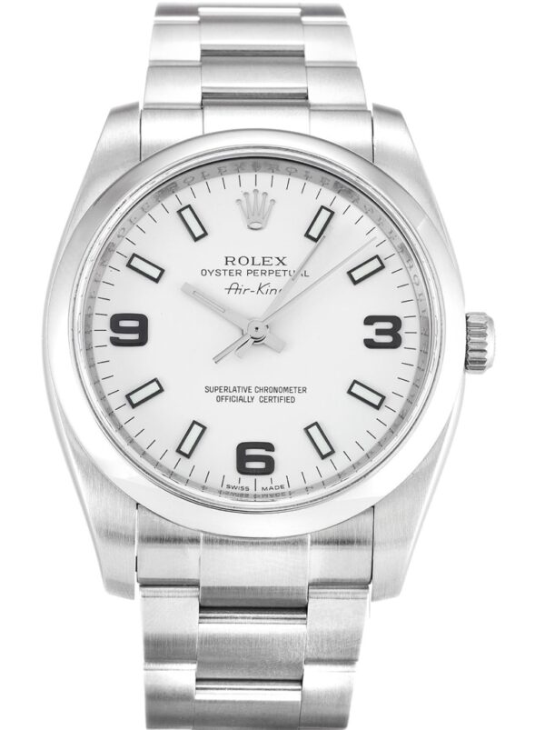 Photo 2 - Air-King Rolex Air-King 34mm Dial White Ref.114200