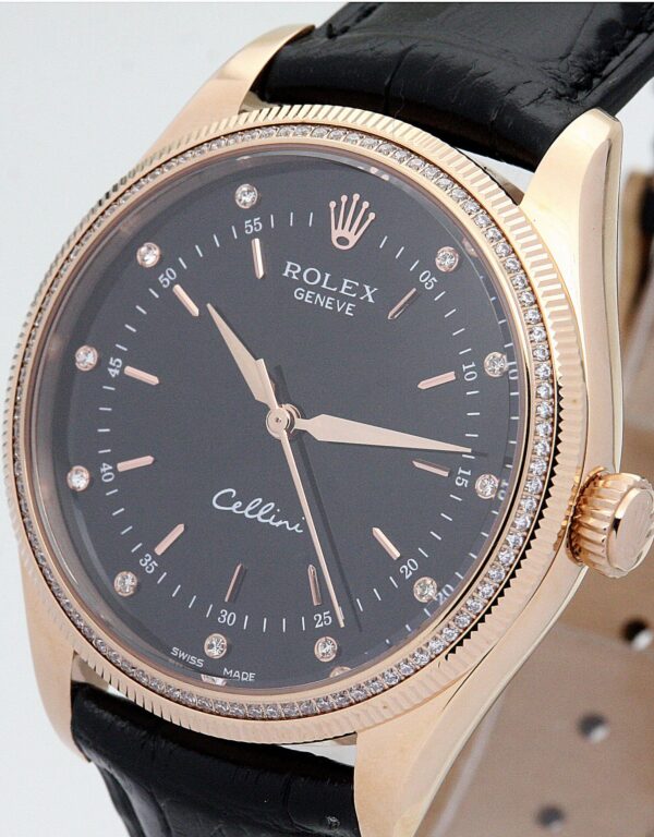 Photo 4 - Men Replica Rolex Rolex Cellini 39mm Dial Black Ref.5310