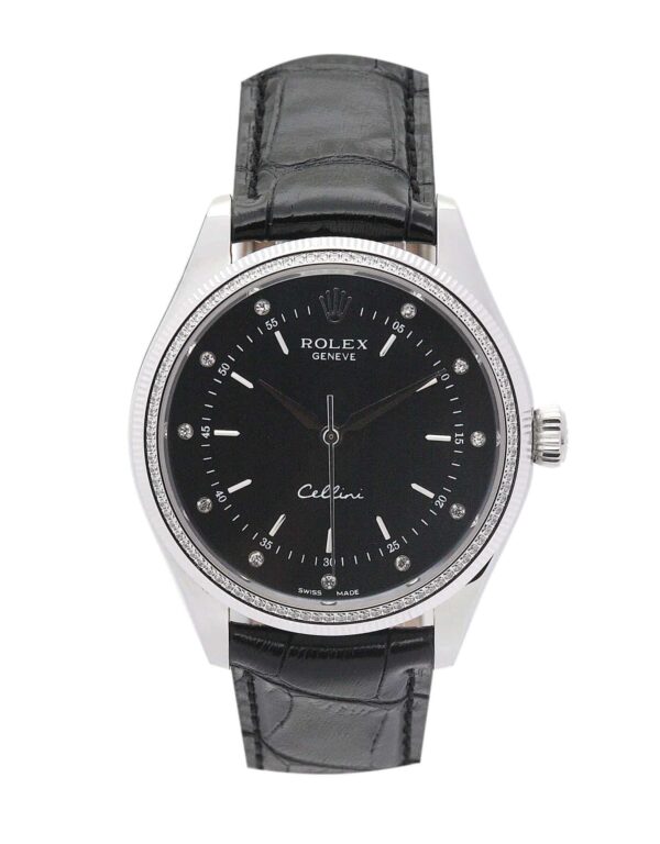 Photo 2 - Men Replica Rolex Rolex Cellini 39mm Dial Black Ref.5310