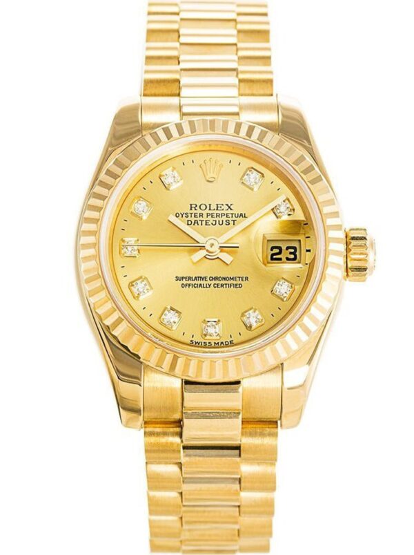 Photo 2 - Datejust Rolex Datejust Ref.179178 26mm Gold Dial