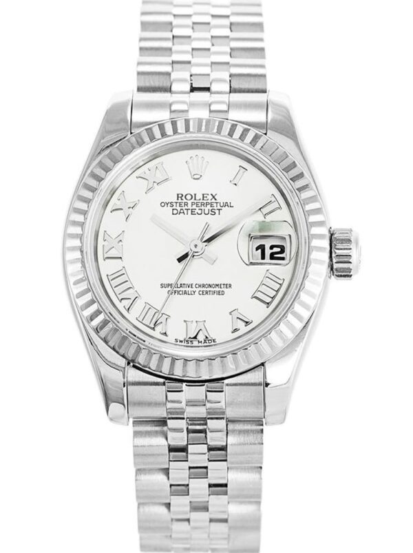 Photo 2 - Women Replica Rolex Rolex Datejust Ref.179174 26mm White Dial