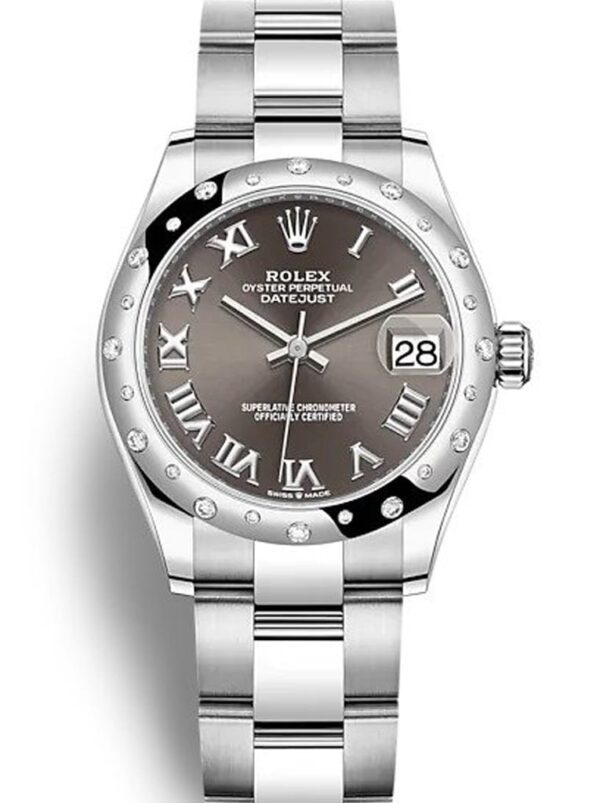 Photo 2 - Women Replica Rolex Rolex Datejust Ref.278344RBR 31mm Dark Grey Dial