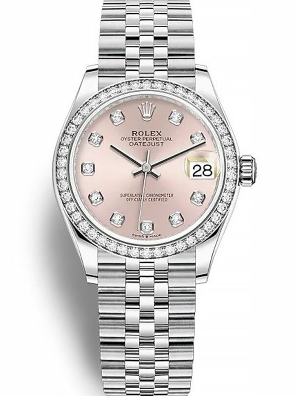 Photo 2 - Women Replica Rolex Rolex Datejust Ref.278384RBR 31mm Pink Dial