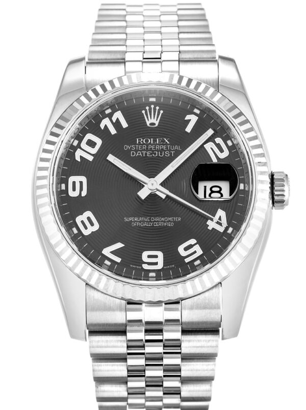 Photo 2 - Men Replica Rolex Rolex Datejust Ref.116234 36mm Black Dial