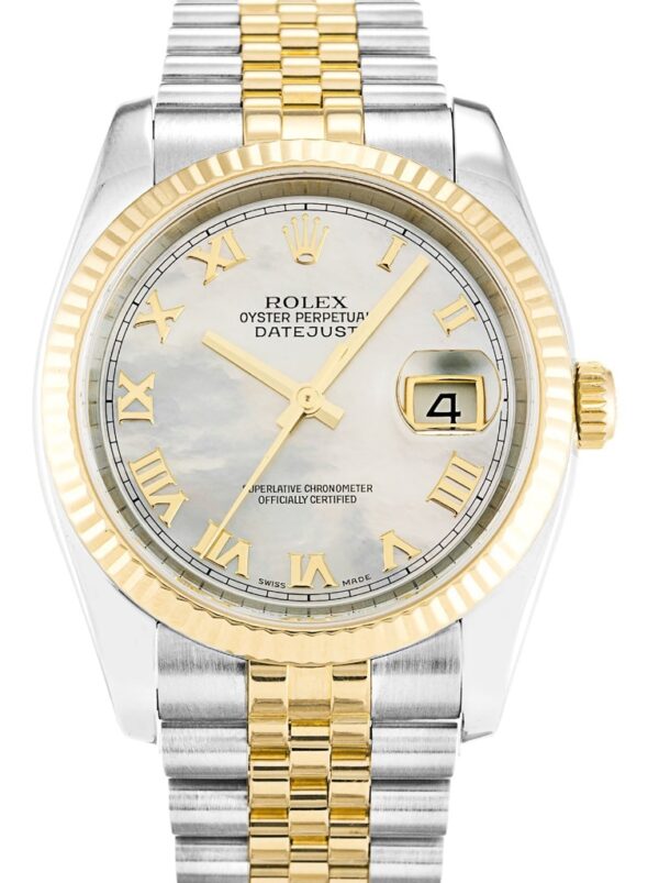 Photo 3 - Men Replica Rolex Rolex Datejust Ref.16234 36mm Mother of Pearl Dial