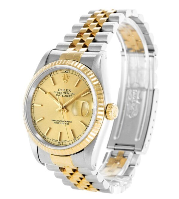 Photo 3 - Gold Replica Rolex Rolex Datejust Ref.16233 36mm Gold Dial