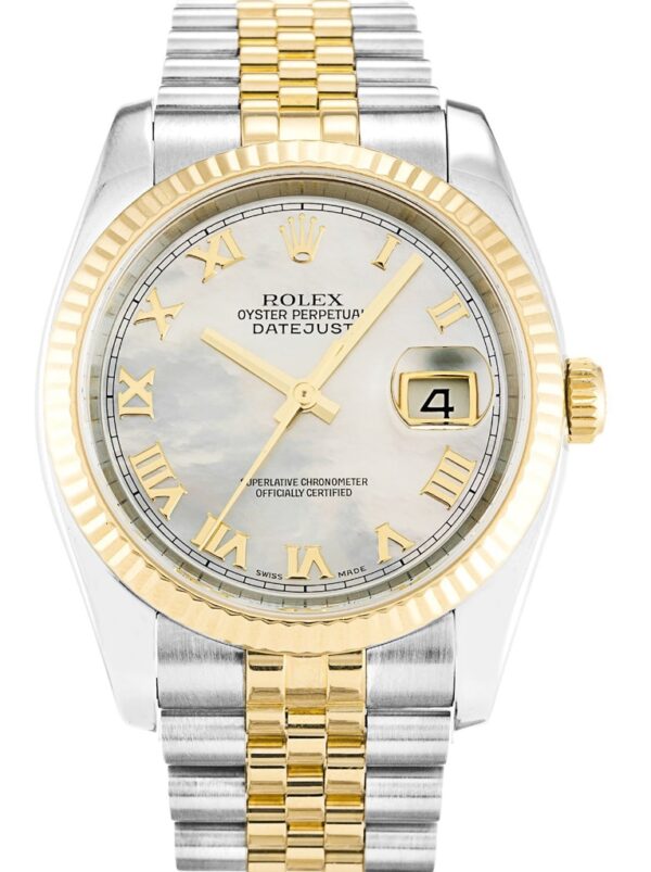 Photo 2 - Datejust Rolex Datejust Ref.116233 36mm White Mother of Pearl Dial