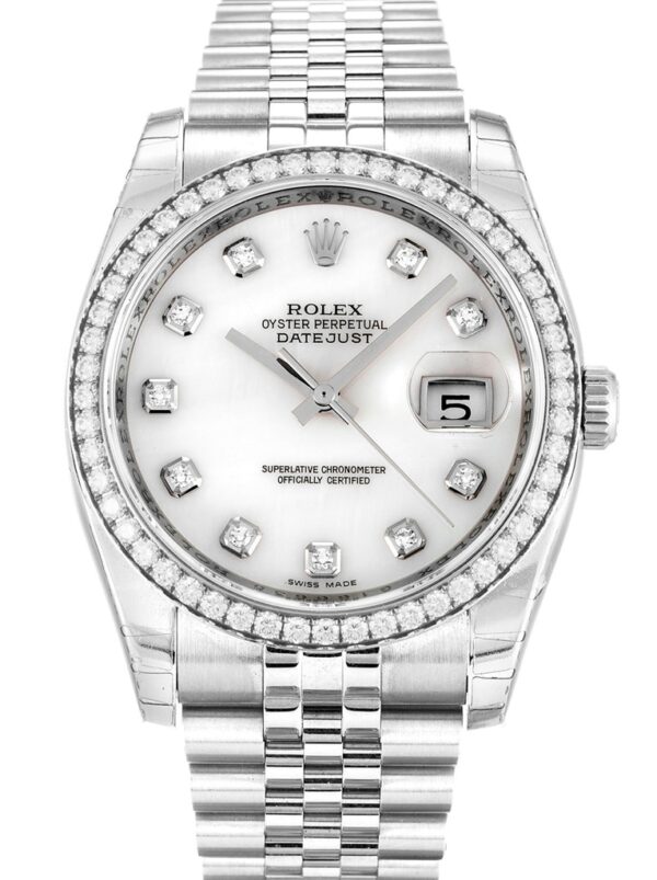 Photo 3 - Datejust Rolex Datejust Ref.116244 36mm White Mother of Pearl Dial