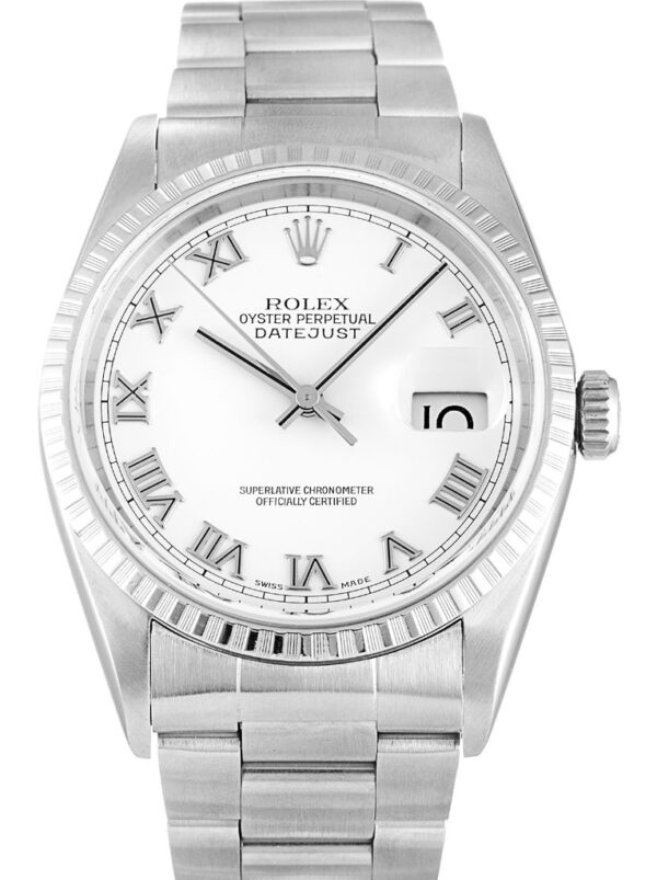 Photo 2 - Men Replica Rolex Rolex Datejust Ref.16220 36mm White Dial