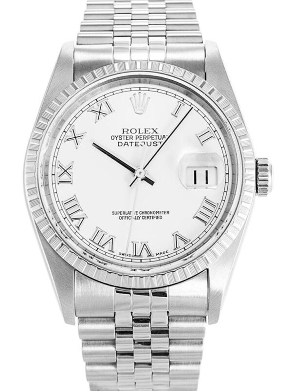 Photo 2 - Men Replica Rolex Rolex Datejust Ref.16220 36mm White Dial