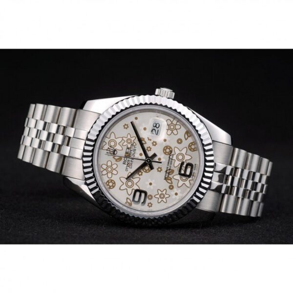 Photo 6 - Datejust Rolex Datejust Ref.41983 41mm Silver Floral Dial