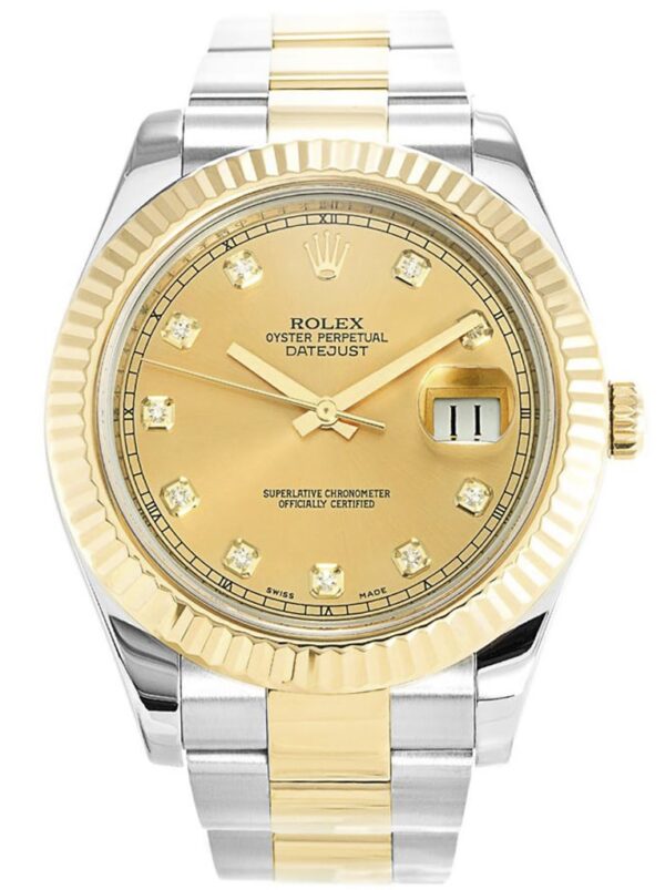 Photo 2 - Datejust Rolex Datejust II Ref.116333 41mm Gold Dial