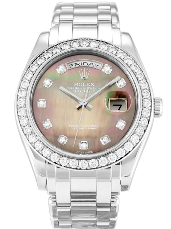 Photo 2 - Day-Date Rolex Day-Date Ref.18946 36mm Black Mother of Pearl Dial