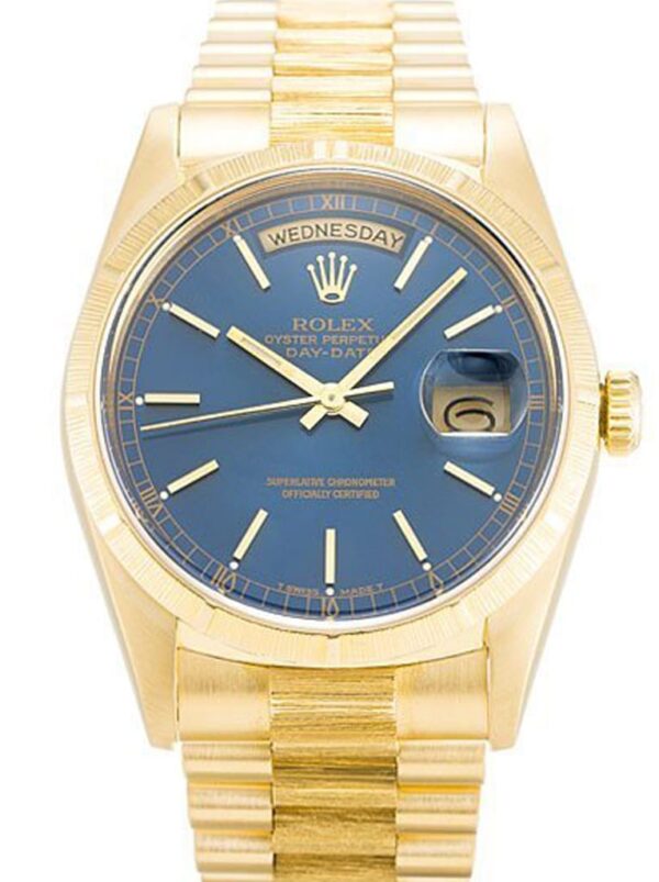 Photo 2 - Men Replica Rolex Rolex Day-Date Ref.18248 36mm Blue Dial