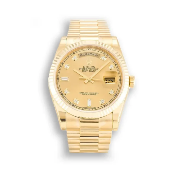 Photo 2 - Gold Replica Rolex Rolex Day-Date Ref.118238 36mm Gold Dial