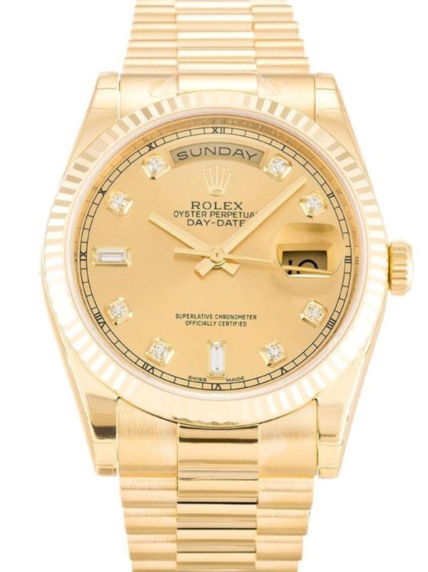 Photo 2 - Day-Date Rolex Day-Date Ref.118238 36mm Gold Dial