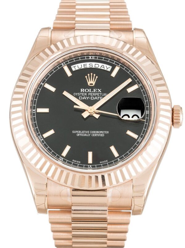 Photo 2 - Day-Date Rolex Day-Date II Ref.218235 Black Dial 41mm