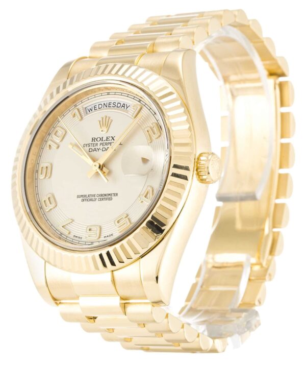 Photo 3 - Day-Date Rolex Day-Date II Ref.218238 41mm Ivory Dial