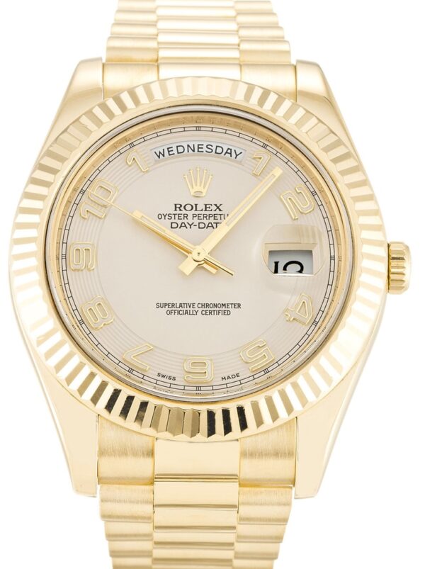 Photo 2 - Day-Date Rolex Day-Date II Ref.218238 41mm Ivory Dial