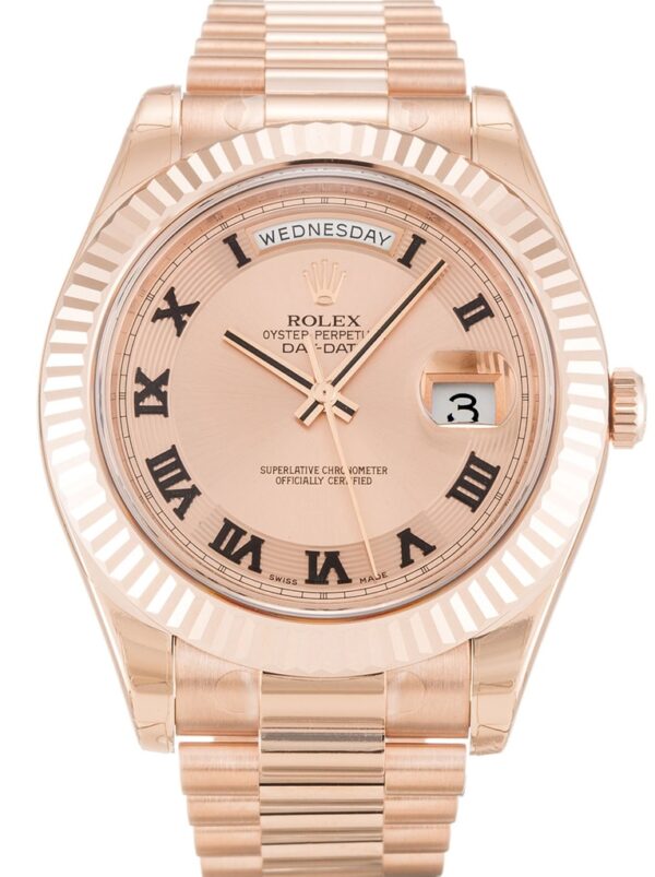 Photo 2 - Day-Date Rolex Day-Date II Ref.218235 41mm Rose Dial