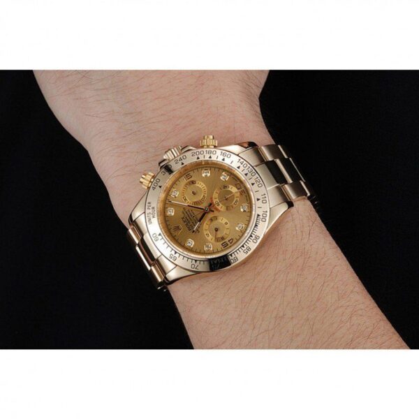 Photo 10 - Gold Replica Rolex Rolex Daytona Ref.1454245 39mm Gold Dial