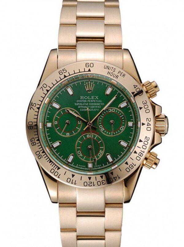 Photo 2 - Daytona Rolex Daytona Ref.1454244 39mm Green Dial