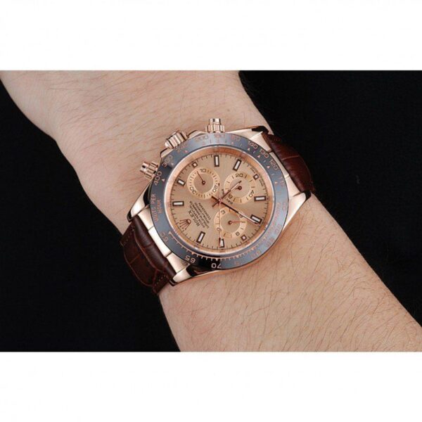 Photo 11 - Gold Replica Rolex Rolex Daytona 39mm Dial Rose-Gold Ref.1454243