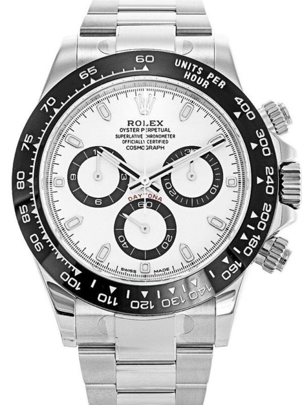 Photo 2 - Men Replica Rolex Rolex Daytona Ref.116500LN 40mm White Dial