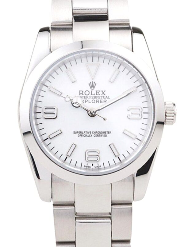 Photo 3 - Men Replica Rolex Rolex Explorer 37mm Dial Silver Ref.98086