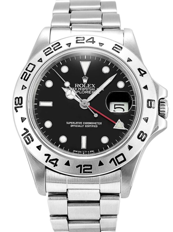 Photo 2 - Men Replica Rolex Rolex Explorer 40mm Dial Black Ref.16550