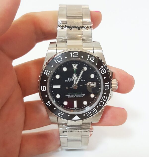 Photo 6 - Men Replica Rolex Rolex GMT-Master II 40mm Dial Black Ref.116710