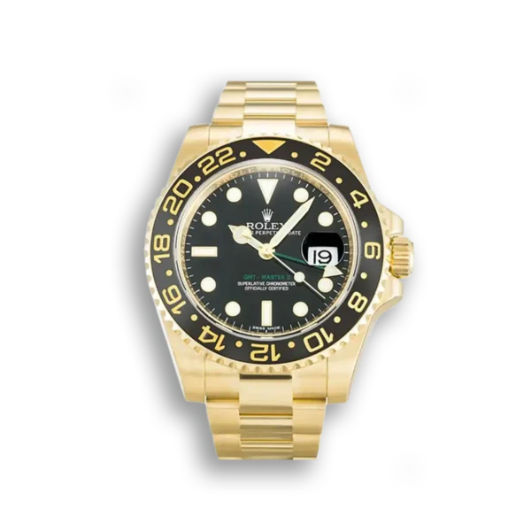 Photo 1 - Men Replica Rolex Rolex GMT-Master II 40mm Dial Black Ref.116718