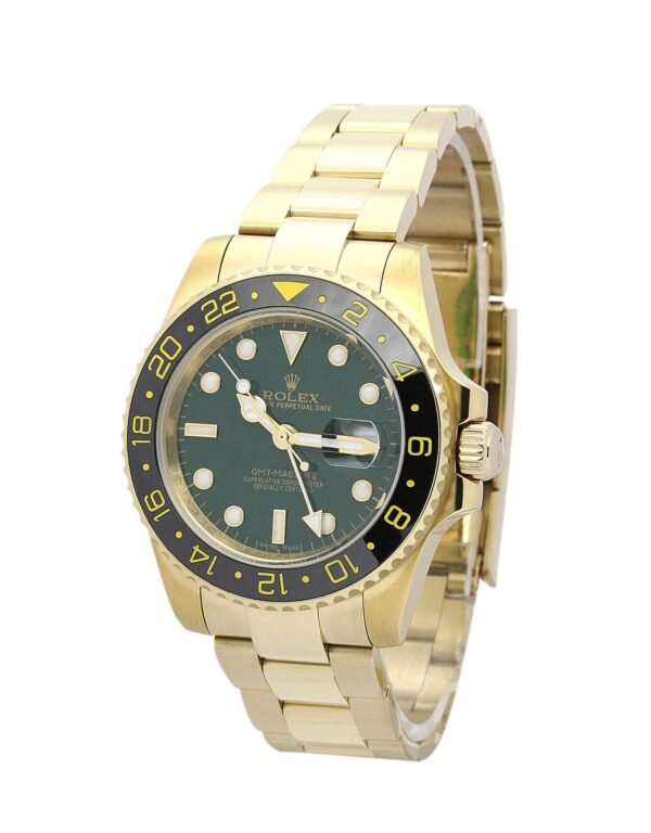 Photo 3 - Men Replica Rolex Rolex GMT-Master II 40mm Dial Green Ref.116718LN